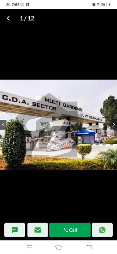 8 Marla Corner Residential Plot Is Available For Sale In MPCHS Multi Garden Block F B-17 Islamabad