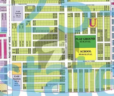 1+1 Kanal Plot For Sale In Phase 7 Block U