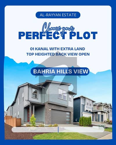 01 KANAL HEIGHTED WITH EXTRA LAND FOR SALE IN BAHRIA HILLS VIEW, RAWALPINDI