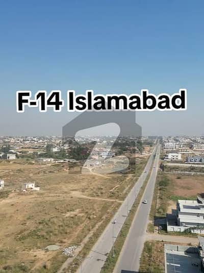 Cornor , 70Ft Road   40+80 = 14 Marla Plot for sale in F-14/3 Islamabad