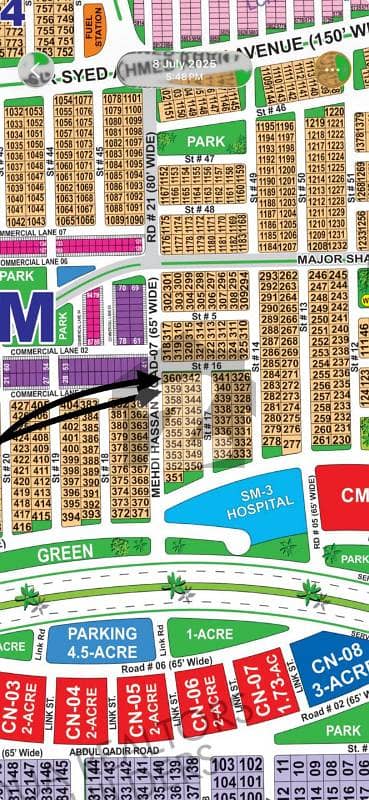 Sector M PAIR PLOTS very good location plot available for sale