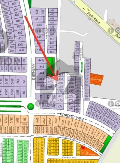 1 Kanal Plot Is For Sale In D Block Phase 8 DHA Lahore