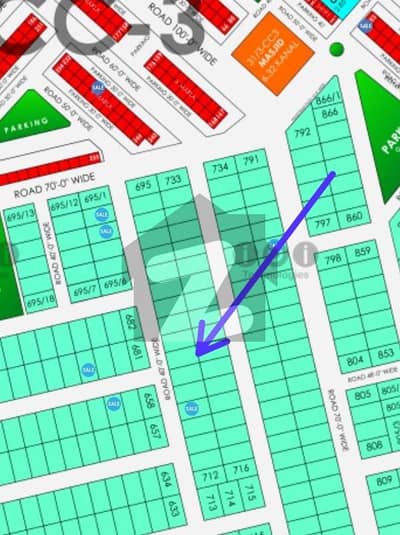 1 Kanal Plot Is For Sale In S Block Phase 8 DHA Lahore