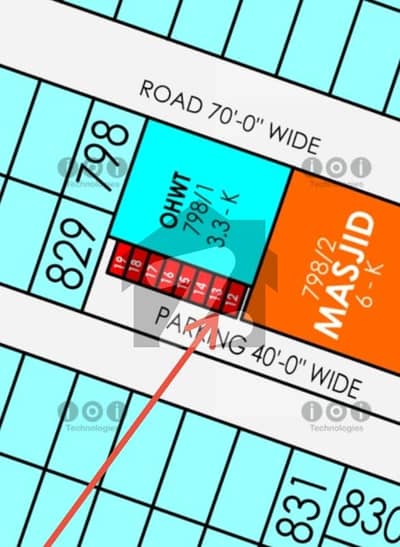 2 Mala Pair Sector Shop Plot Corner + Non Corner For Sale In K Block Phase 6 DHA Lahore