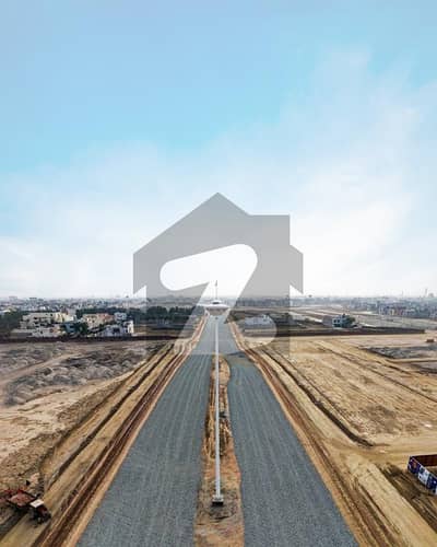 Prime 8 Marla Commercial Plot At Back Side Of Abdul Sattar Edhi Road In Union Town Lahore 2.5 Years Installments