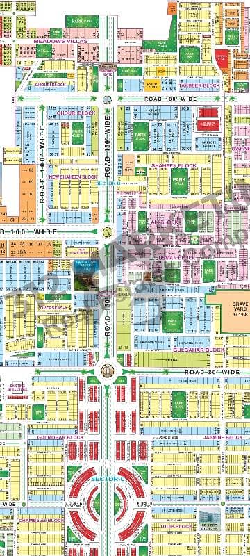 2 kanal plot sector b mainbluward for sale in bahria town Lahore