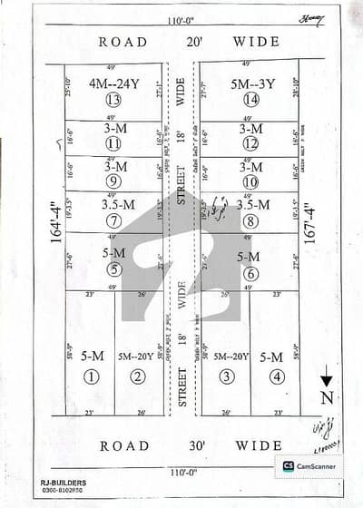 3 Marla Plot Available For Sale In Ma Jinnah Road Madni Street