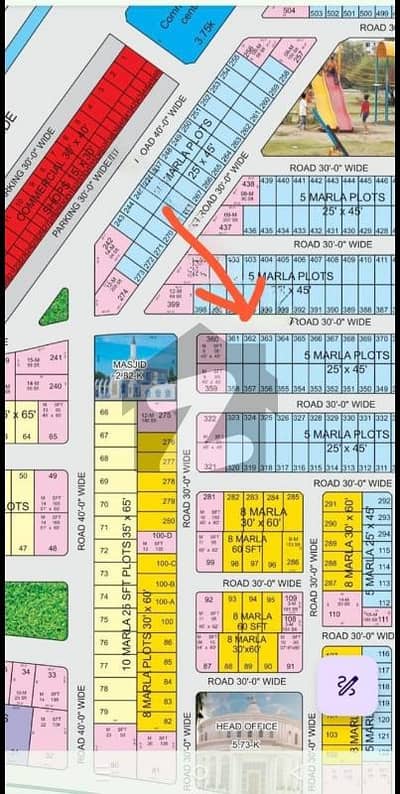 I Want To Sell My 5 Marla Plot A Block Of Al Rehman Garden Phase 7