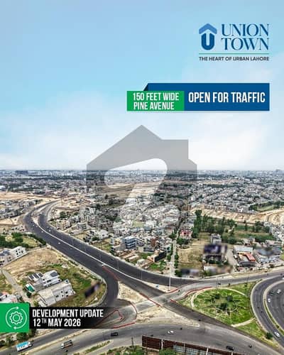 5 Marla Residential On Ground Plot Available On Easy Installment Plan in Union Town Main Pine Avenue Road Lahore