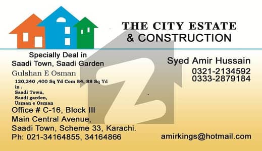 120, 240, 400 Sq Yd Plot For Sale Purchase In Saadi Town And Saadi Garden Scheme 33