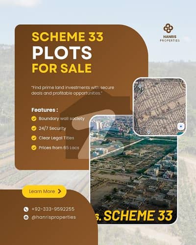 120 Yards plot in Saadi Garden available for sale