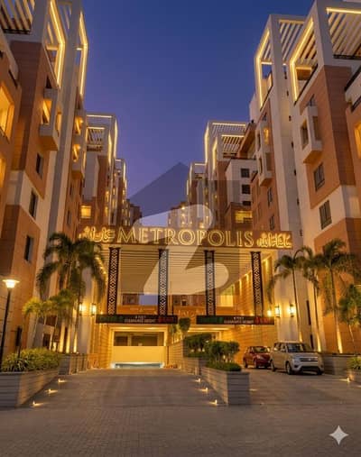 Luxury 3 Bed DD Apartment For Sale In Metropolis Residency Karachi | Leased | Possession In 3 Months