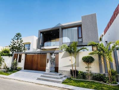 500 Yards Brand New Top Quality Bungalow Semi Furnished Pool Basement Available For Sale