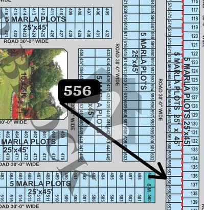 5 Marla R Block Plot For Sale