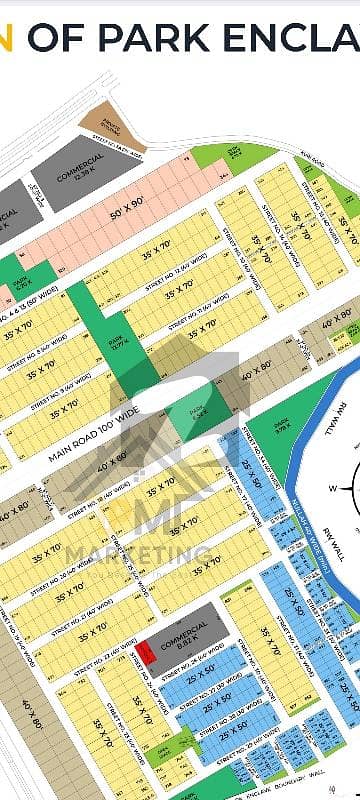 Park Enclave Pase 3 10 Marla Plot For Sale 2 Crore 25 Lac C D A Transfer Posetion Clear