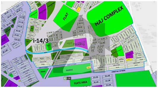 8 Marla (30*60) (1800 Square Feet/200 Square Yard) One Of The Top Location Possession Plot Available For Sale In CDA Sector I-14/3 Price 170 Lakhs