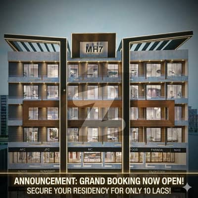 Luxury Living Made Affordable! Book a spacious 3-bed apartment at Madina Mall & Residency for just 10 Lacs. Limited slots available!