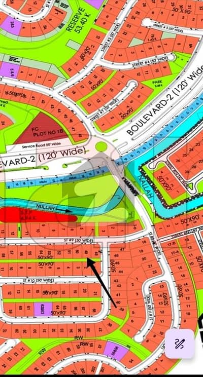 Plot no 49. Street 9. Sector B. DHA 3