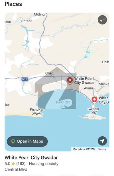 Two kanal pairs plot residential for sales in A grade society White pearl city Gwadar approved by Gwadar Development Authority