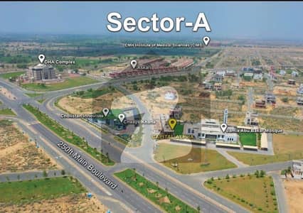 Category Possession Plot For Sale Close to Park Masjid and Main 250 Feet Road available at Reasonable Price