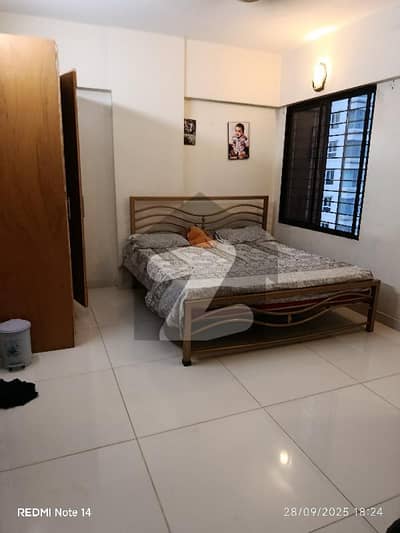 Well Maintained Apartment For Sale At PECHS Block 2 Allama Iqbal Road On Project Known As Al Sadiq Tower
