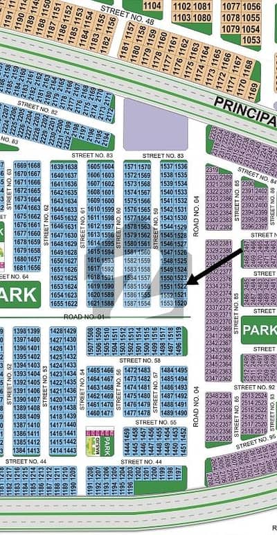 Prime Location 10 Marla 80ft Road Facing Plot Available For Sale