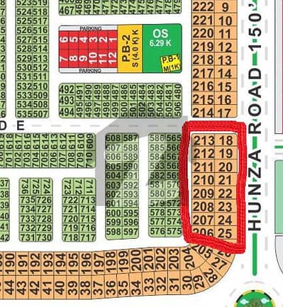 Premium 1 Kanal Plot on Main 150 Ft Hunza Road, C Block, LDA City Lahore
