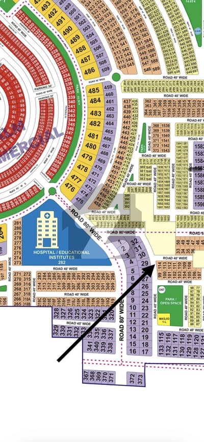 Beautiful Location 11.25 Marla Corner Plot For Sale