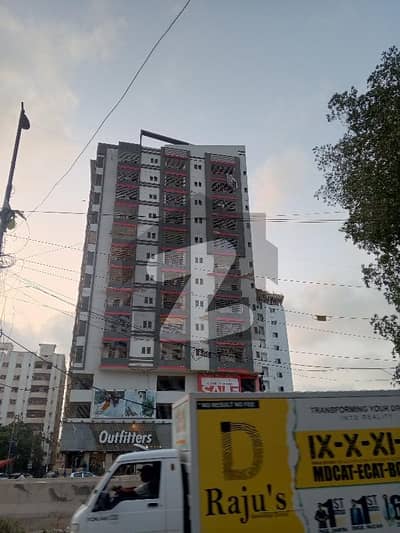 2 Bed Flat For Rent In Al Ghafoor Height Man Munawr Chowrangi Johar