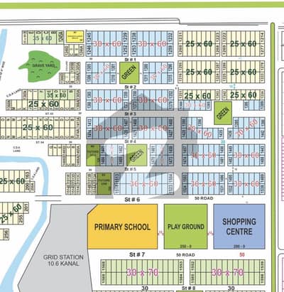 30x60 (7 Marla) corner Plot For Sale Near to park I-11/2