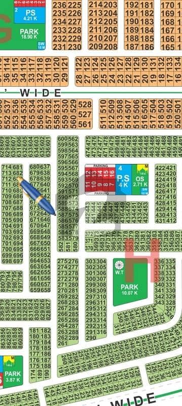 LDA City Lahore H Block 10 Marla On Ground Carpeted Road Possession Available Ready To Construction Plot