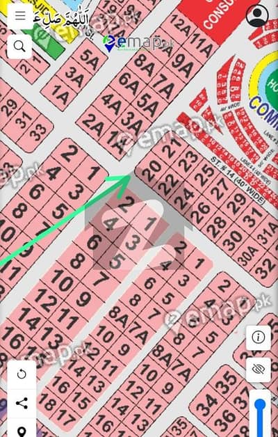 DHA PLOT FOR SALE  Phase 5  BEST CHOICE FOR INVESTOR  1000 YEARD  2 SIDE CORNER  1000 Yards  Two Side Corners Of Khayaban E Shaheen &Amp; Shamsheer
