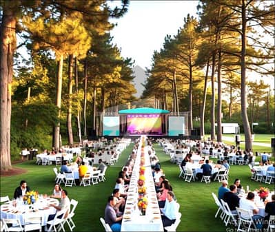 Big Restaurant Space Available For Rent 10 Kanal Area 5000 People Dining Space For Rent