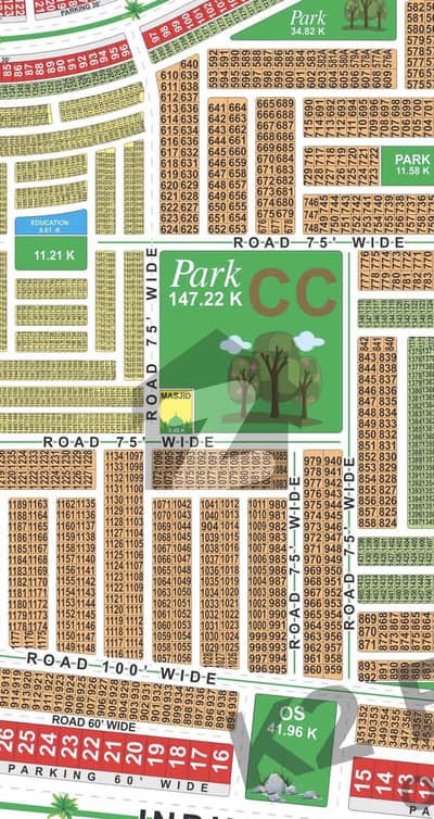 CC Block 1 kanal plot for sale hot location
