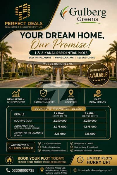 Executive A Premium Block Ideal For Investment & Construction Plot For Sale