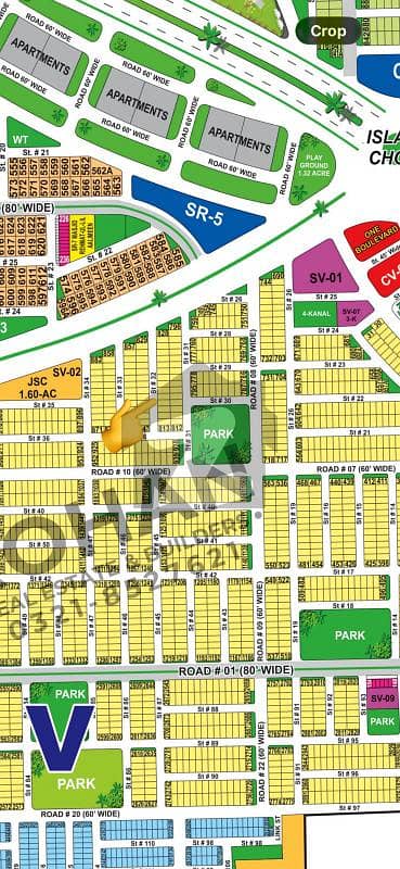 8 Marla Installment Plot For Sale In Sector V, DHA Multan.
