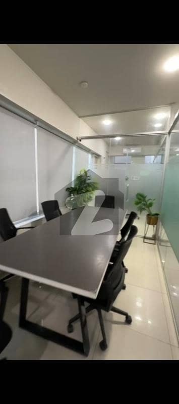 MAN SABA AVENUE VIP LAVISH FURNISHED OFFICE FOR RENT MAN ROAD GLASS ELEVATION BUILDING