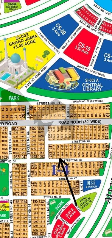 DHA Multan Sector I 1 Kanal Residential Plot Near To Park, Masjid And Commercial.