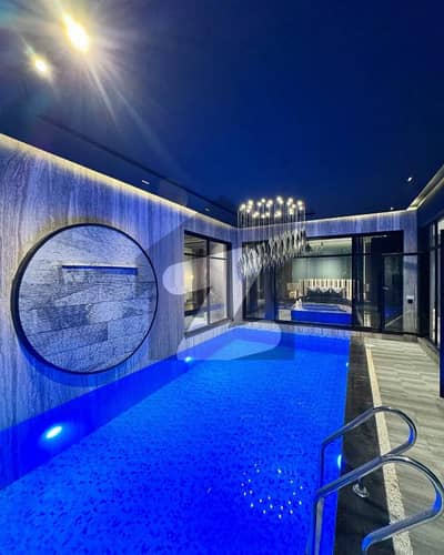 100 Percent Original Add 1 Kanal Fully Furnished House For Sale Full Basement Pool+Cinema DHA Phase 7 Near defense Raya Reasonable deal
