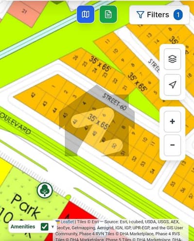 DHA Phase 5 Sector F 1 Kanal Prime Location Plot Akram Raja Boulevard