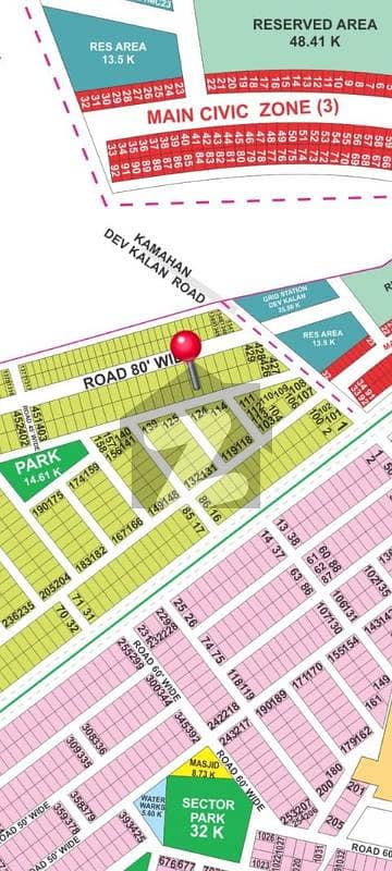 DHA Phase 9 Prism Sector F Kanal Plot For Sale
