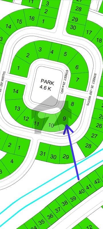 One Kanal Plot For Sale In Dha 6 B3