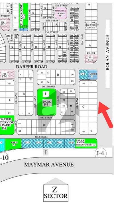 Open Plot For Sale Gulshan-E-Maymar Sector Z-1