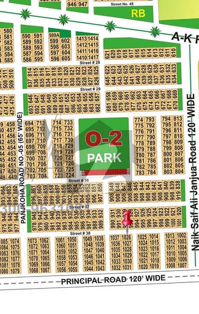 Sector O 1 Kanal Corner Plot Available For Sale With Extra Benefits
