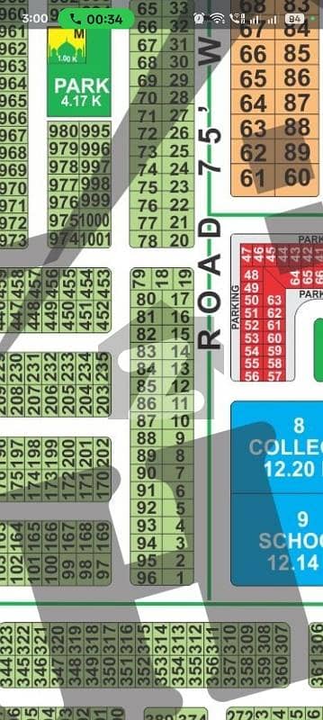 LDA city Lahore k block 10 Marla on 75 ft road facing park commercial LDA city Lahore k block 10 Marla on 75 ft road facing park commercial