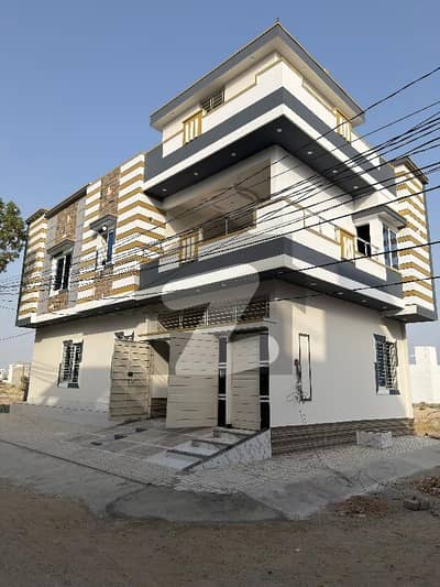 Corner 120 Sq Yard Ground +1 House Premium Living!