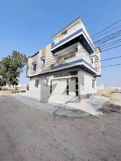 120 Sq. Yard Corner G+1 Bungalow For Sale | Saadi Garden | 40x40 Road Facing
