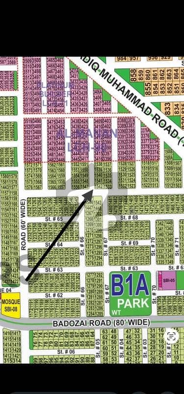 DHA Multan Sector B1 10 Marla Corner Residential Plot Near To Park, Masjid And Commercial.