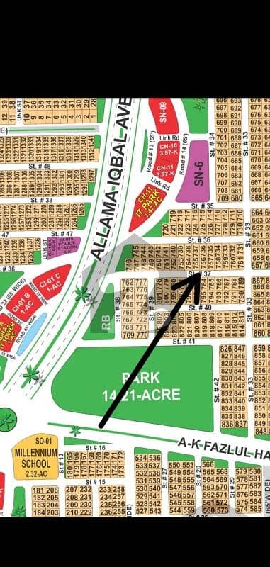 DHA Multan Sector N 1 Kanal Residential Plot Near To Park, Masjid And Commercial.