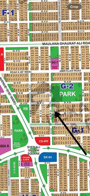 DHA Multan Sector G 1 Kanal Corner Extra Land Residential Plot Near To Park, Masjid And Commercial.
